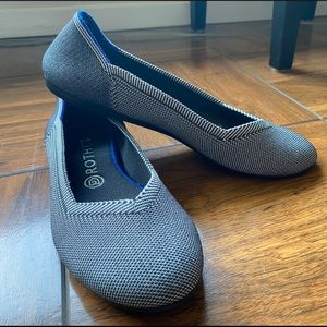 Rothy’s Grey Birdseye Flat